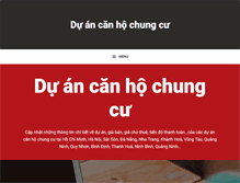 Tablet Screenshot of duancanho.vn